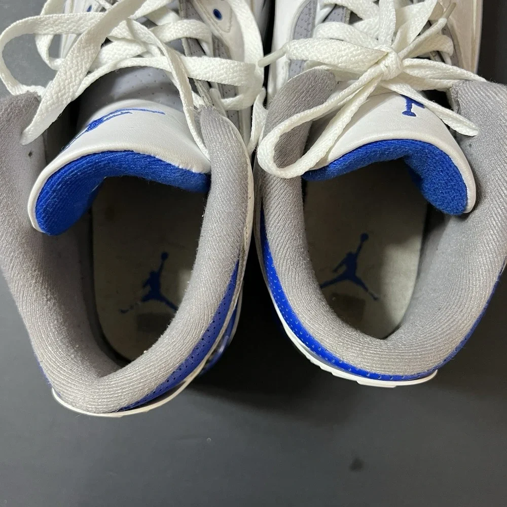 Nike Air Jordan 3 Retro Racer Blue White Black Cement Grey Mens 10.5 CT8532-145